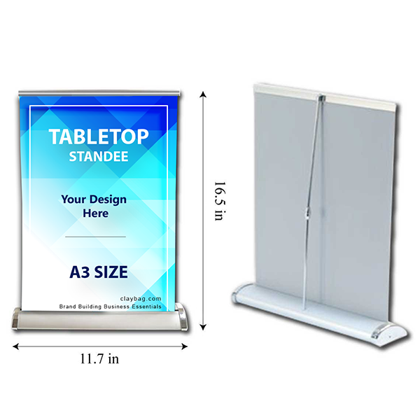 Numai Essentials Table Top Display Board A3 — Foldable