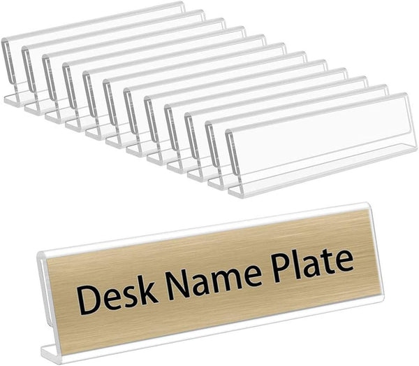 Desk Name Plate Holder 210x61mm
