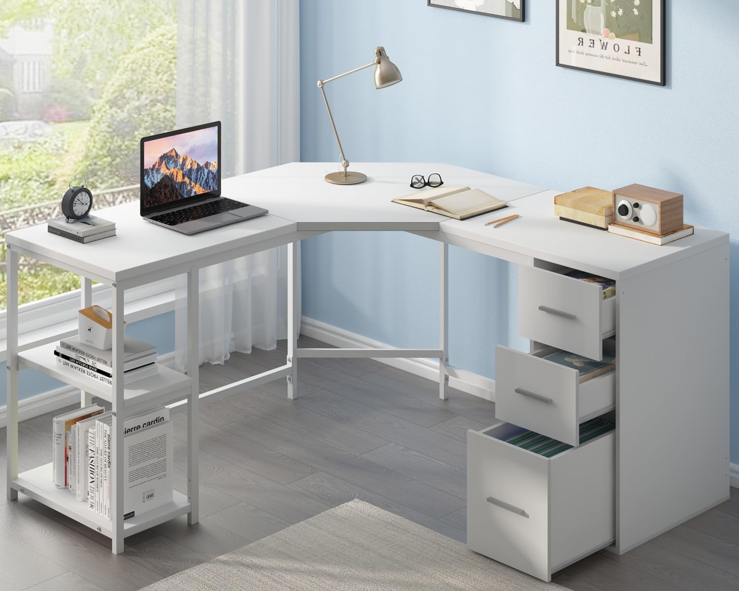 Numai Essentials Corner L-Shape Desk 160x120cm
