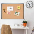 Bi-Office Cork Notice Board 900x600mm — Aluminium Frame