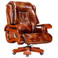 Numai Essentials Executive Leather Office Chair — Black