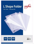 LSHAPE Folder PERFEKT A4 180MIC 100/PKT
