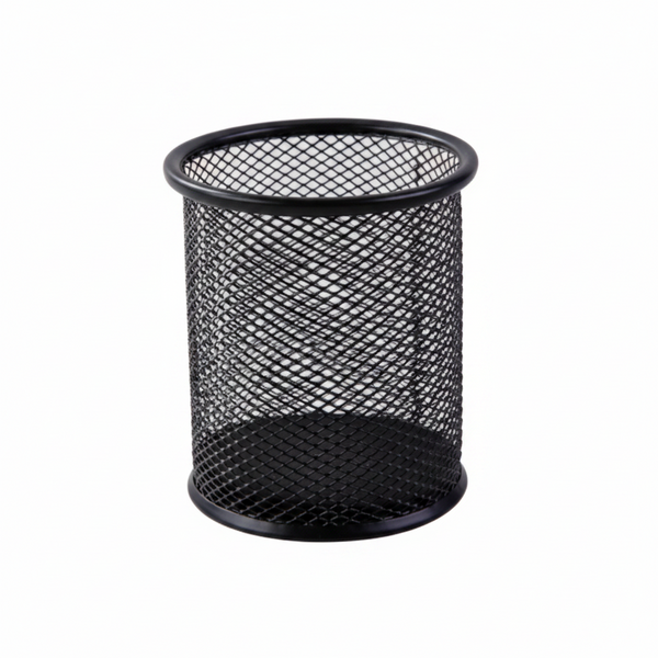 Deli-E9172 Pen Holder 91×98mm Black