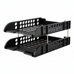 Deli-E9216 File 2-Tray Plastic 258×330×58mm