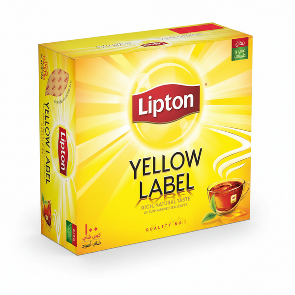 Lipton Yellow Label Black Tea Pack 100 Teabags