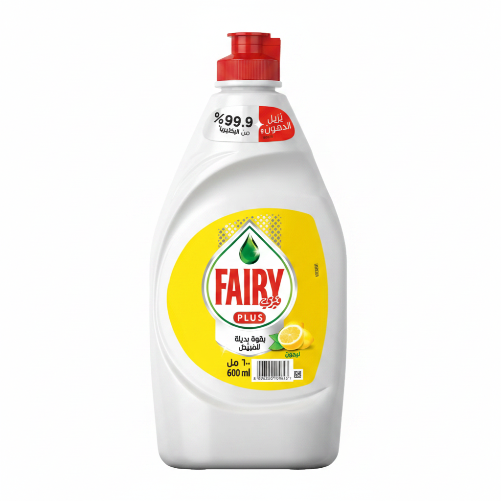 Fairy Lemon Dishwashing Liquid Soap 600 ml