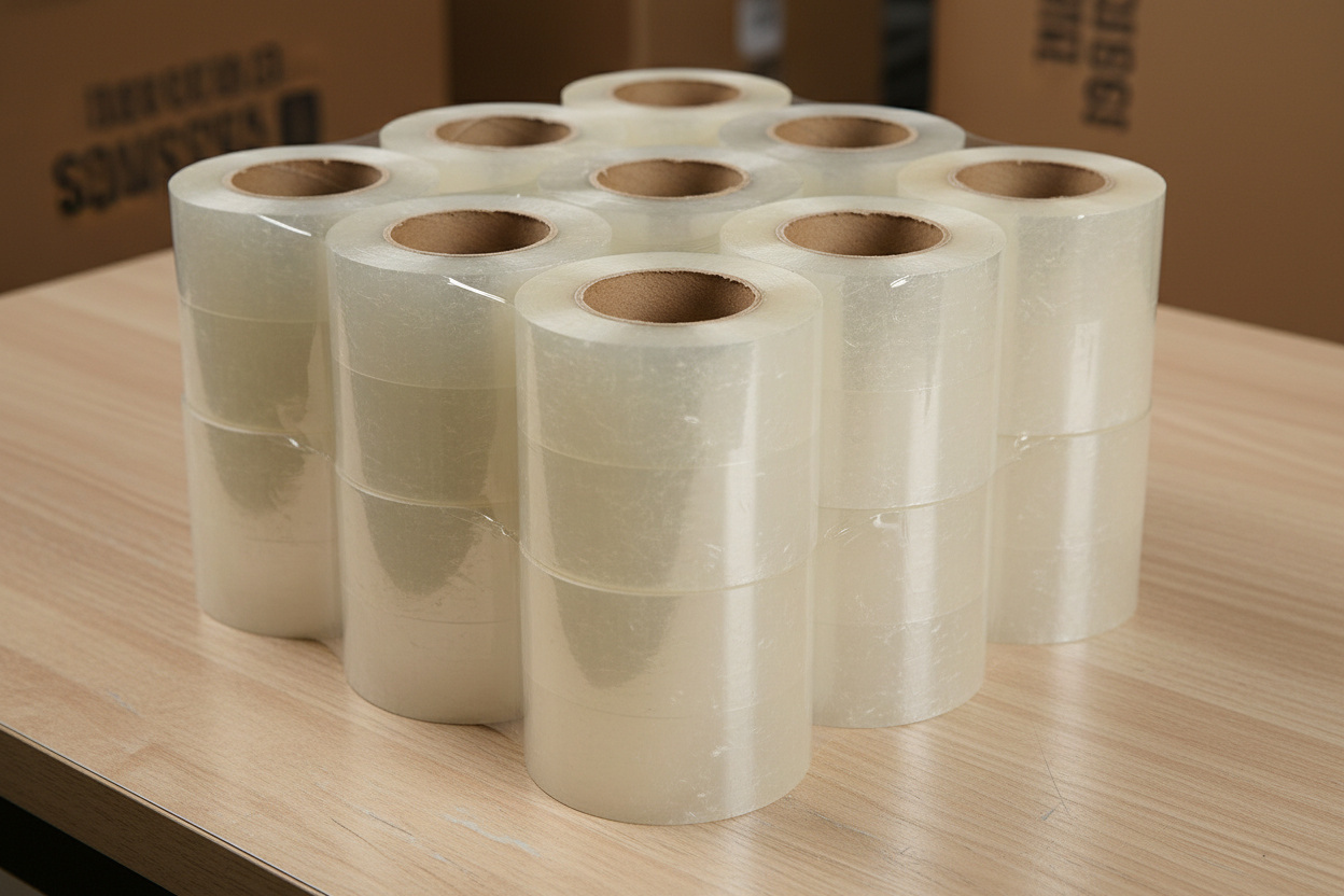 Clear Packing Tape, Pack of 12