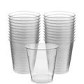 Numai Essentials Plastic Cups 200ml Clear (1000-Pack)