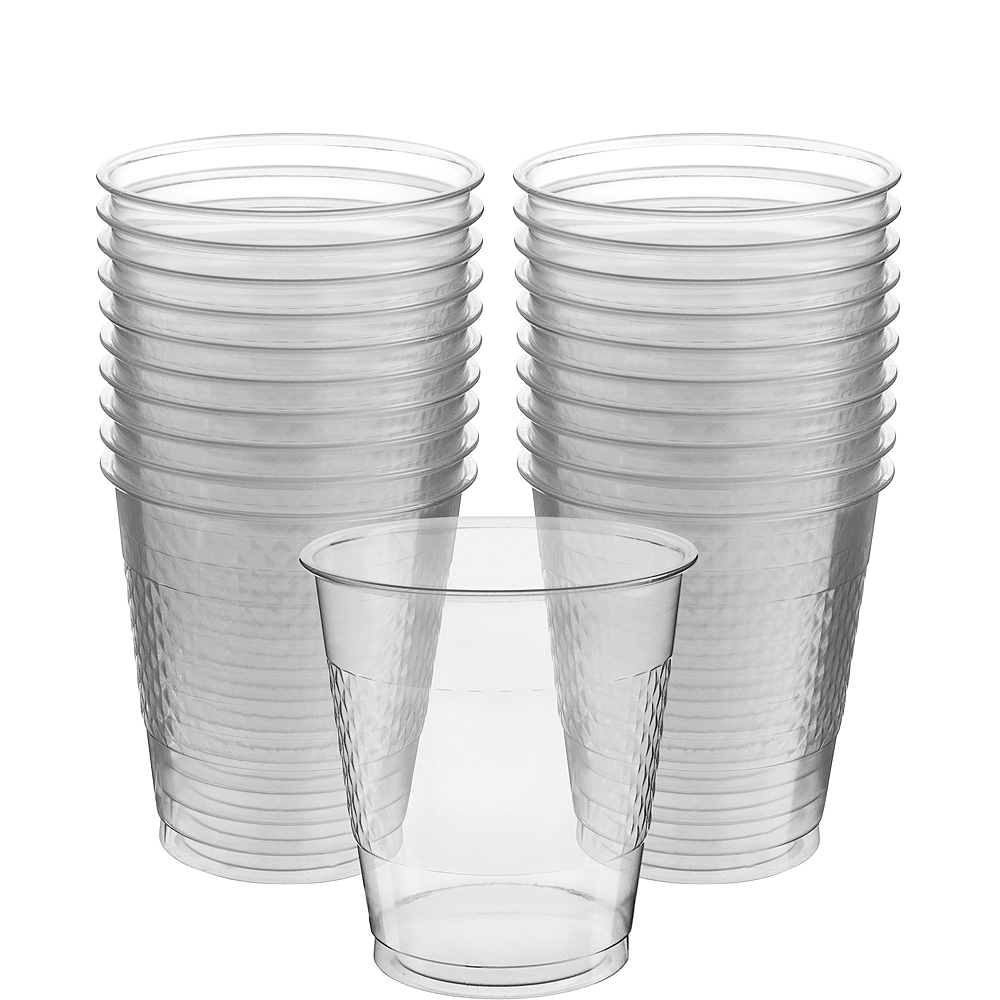 Numai Essentials Plastic Cups 200ml Clear (1000-Pack)